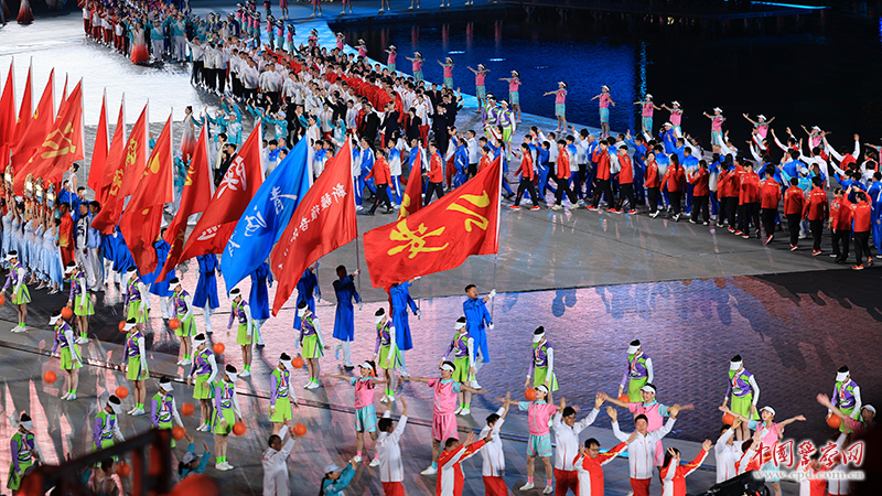 中国公安体育协会代表团征战十五运会亮点纷呈