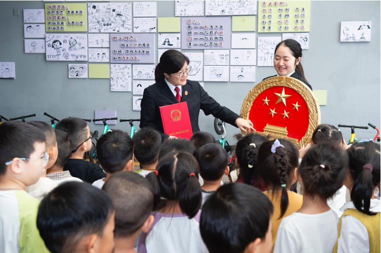 江苏金湖：法治启蒙课走进幼儿园