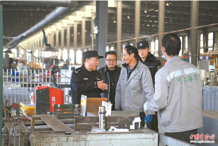 江苏省宿迁市公安局宿城分局组织开展入企集中走访