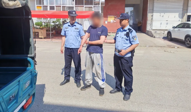刘某集市盗窃！1小时落网！