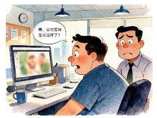 点击官网跳转黄网，黑客难逃法网